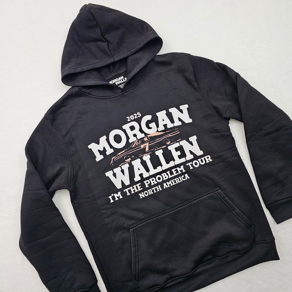 Morgan Wallen Black Graphic Tour Hoodie